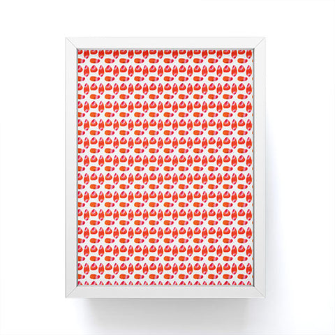 Laura Redburn Jelly Shapes Framed Mini Art Print