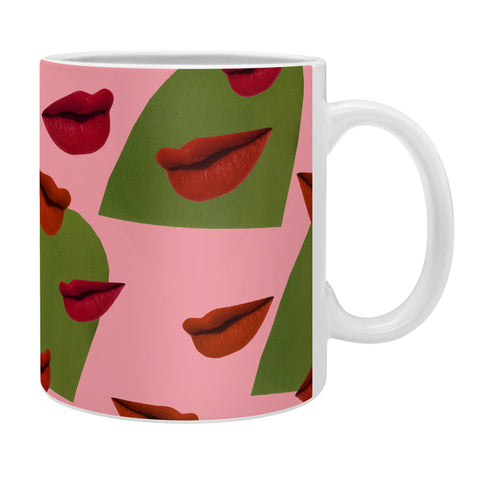 Laura Redburn retro lips Coffee Mug