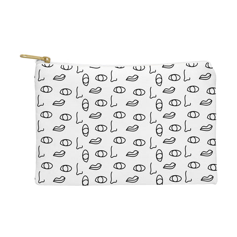 Laura Redburn seeing faces Pouch