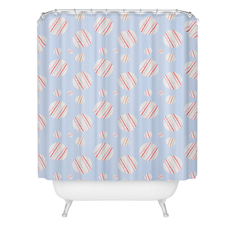 Laura Redburn Ysabel Lavender Shower Curtain
