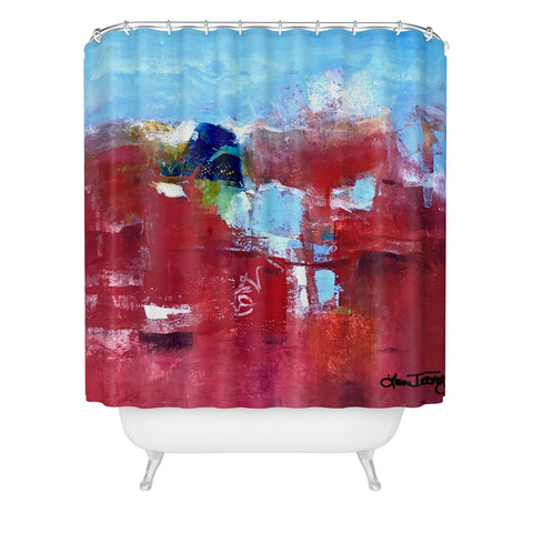 Laura Trevey All Mixed Up Shower Curtain