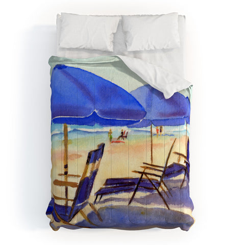 Laura Trevey Beach Chairs Comforter