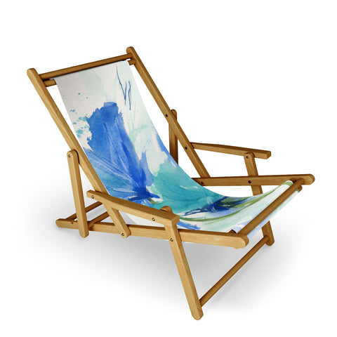 Laura Trevey Blue as the Sea II Sling Chair