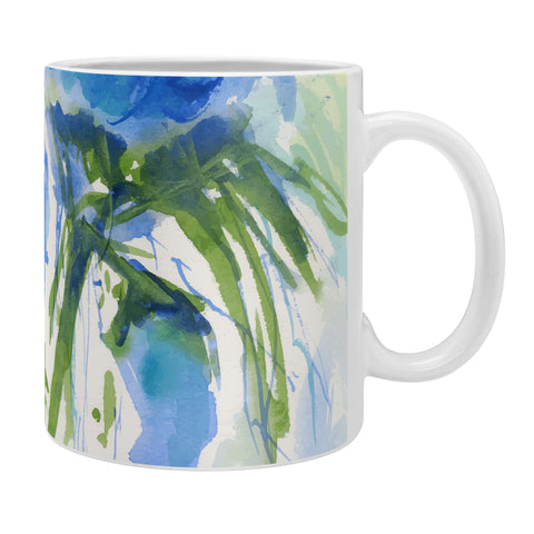 Laura Trevey Blue Blossoms Two Coffee Mug