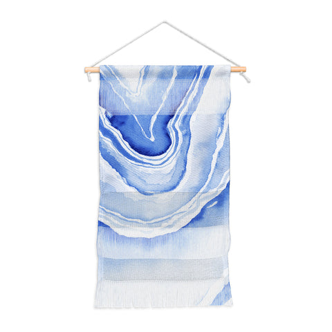 Laura Trevey Blue Lace Agate Wall Hanging Portrait