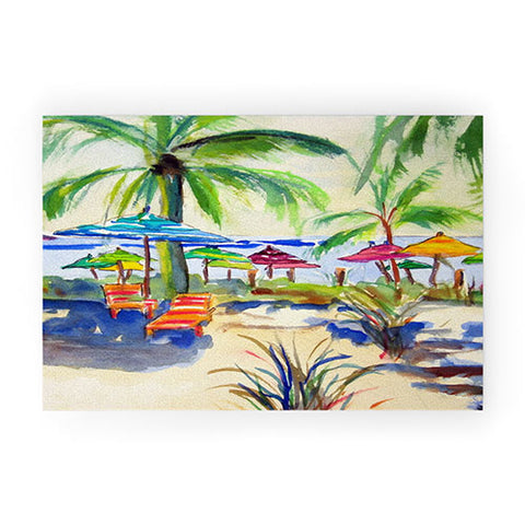 Laura Trevey Caribbean Time Welcome Mat