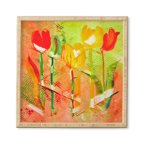 Laura Trevey Citrus Tulips Framed Wall Art