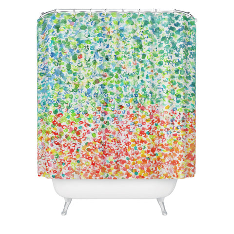 Laura Trevey Cool To Warm Shower Curtain