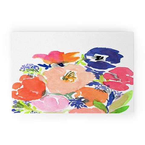 Laura Trevey Floral Frenzy Welcome Mat