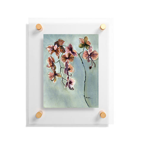 Laura Trevey Orchids Floating Acrylic Print