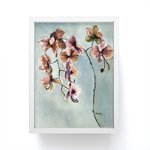 Laura Trevey Orchids Framed Mini Art Print
