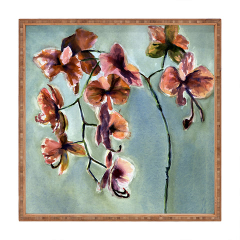 Laura Trevey Orchids Square Tray