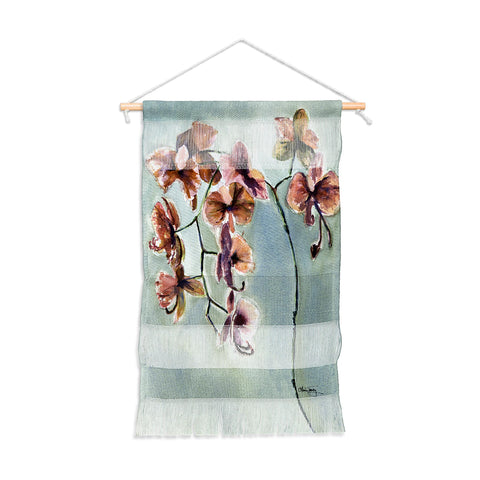 Laura Trevey Orchids Wall Hanging Portrait