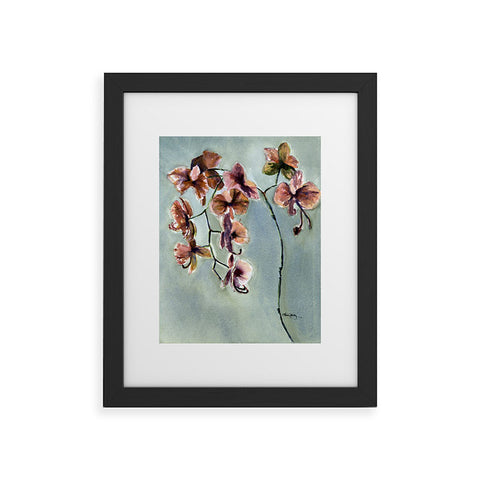 Laura Trevey Orchids Framed Art Print