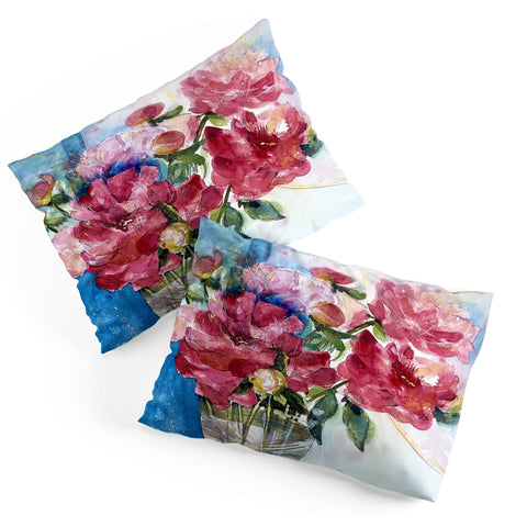 Laura Trevey Peony For Your Thoughts Pillow Shams