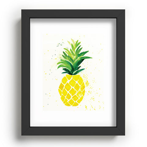 Laura Trevey Pineapple Sunshine Recessed Framing Rectangle
