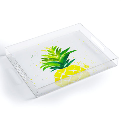Laura Trevey Pineapple Sunshine Acrylic Tray