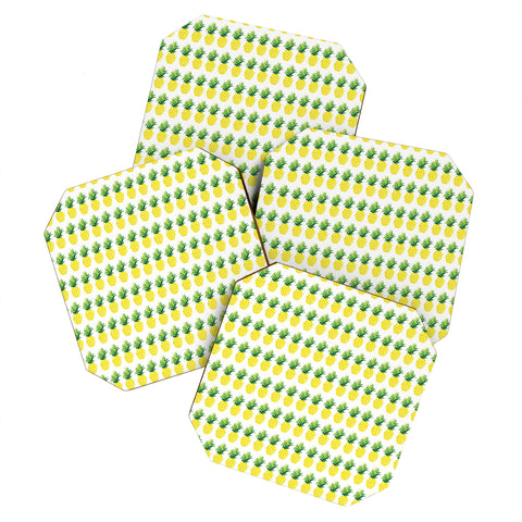 Laura Trevey Pineapple Twist Coaster Set