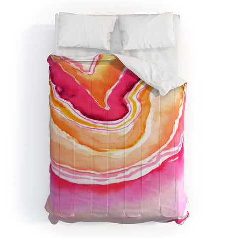 Laura Trevey Pink Agate Comforter