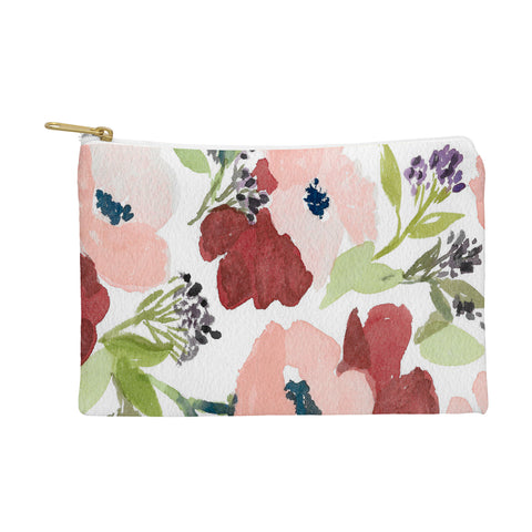 Laura Trevey Pink Poppies Pouch