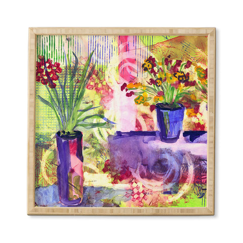 Laura Trevey Purple And Lime Framed Wall Art