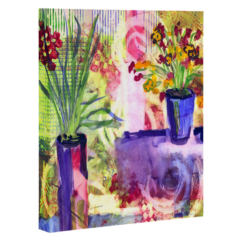 Laura Trevey Purple And Lime Art Canvas