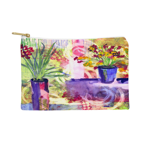Laura Trevey Purple And Lime Pouch