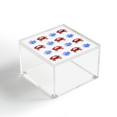 Laura Trevey Red White and Blue Acrylic Box