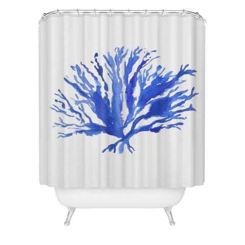 Laura Trevey Sea Coral Shower Curtain