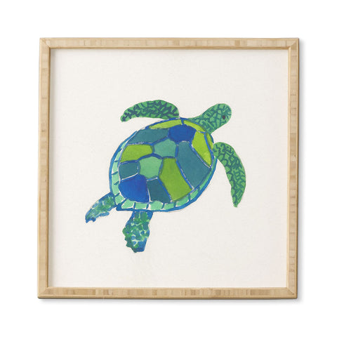 Laura Trevey Sea Turtle Framed Wall Art