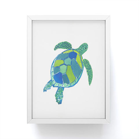 Laura Trevey Sea Turtle Framed Mini Art Print