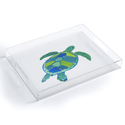 Laura Trevey Sea Turtle Acrylic Tray