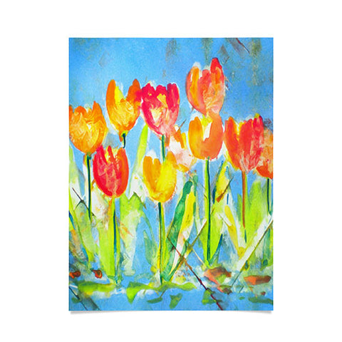 Laura Trevey Spring Tulips Poster