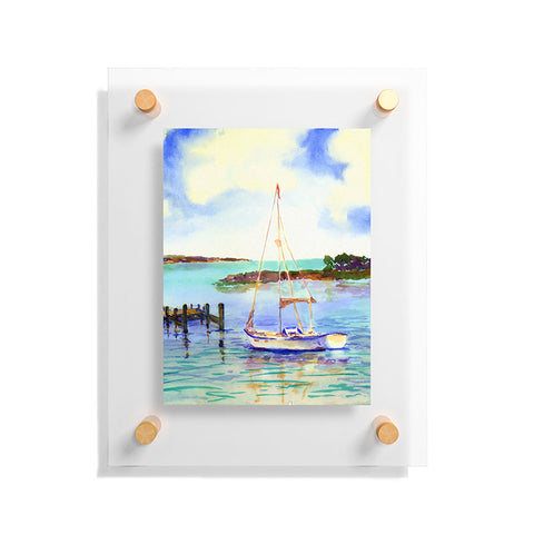 Laura Trevey Summer Sail Floating Acrylic Print