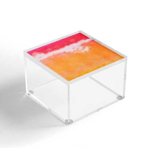 Laura Trevey Tangerine Tie Dye Acrylic Box