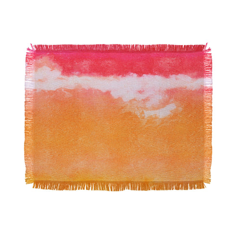 Laura Trevey Tangerine Tie Dye Throw Blanket