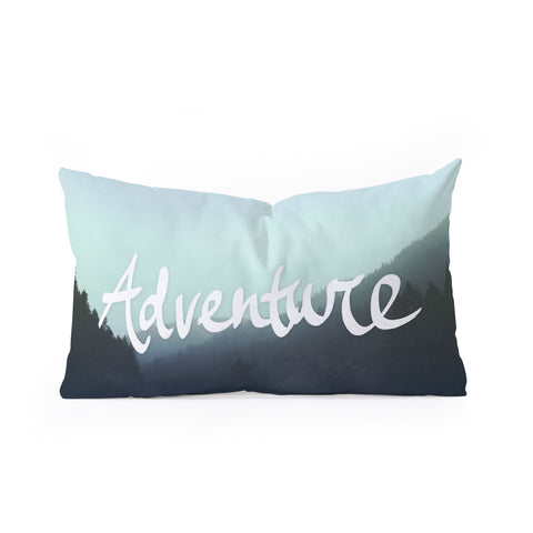 Leah Flores Adventure 2 Oblong Throw Pillow