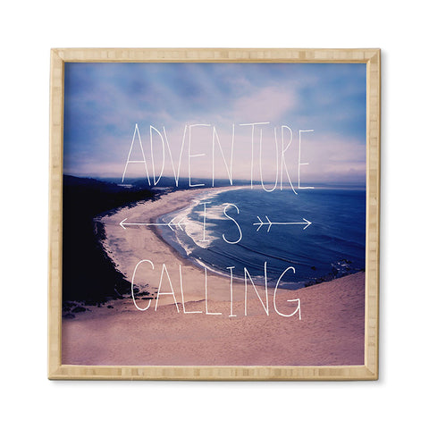 Leah Flores Adventure Is Calling Framed Wall Art
