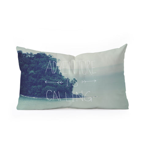 Leah Flores Adventure Island Oblong Throw Pillow