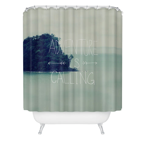 Leah Flores Adventure Island Shower Curtain