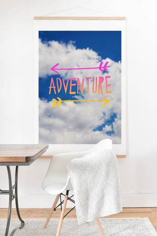 Leah Flores Adventure Sky Art Print And Hanger