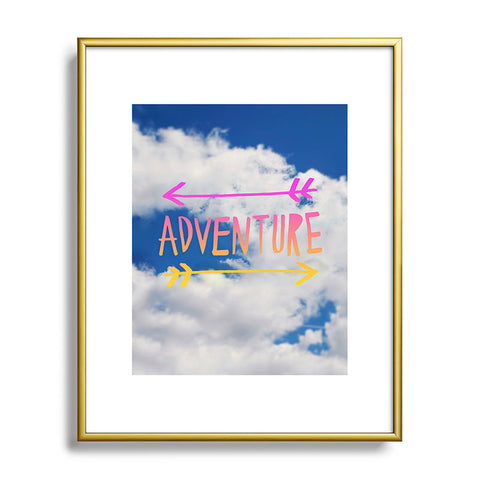 Leah Flores Adventure Sky Metal Framed Art Print