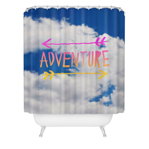 Leah Flores Adventure Sky Shower Curtain