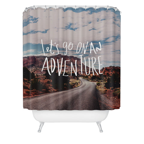 Leah Flores Adventure Utah Shower Curtain