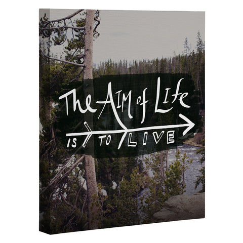 Leah Flores Aim Of Life X Wyoming Art Canvas