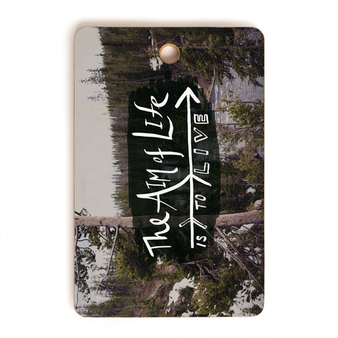 Leah Flores Aim Of Life X Wyoming Cutting Board Rectangle