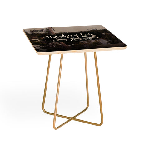 Leah Flores Aim Of Life X Wyoming Side Table