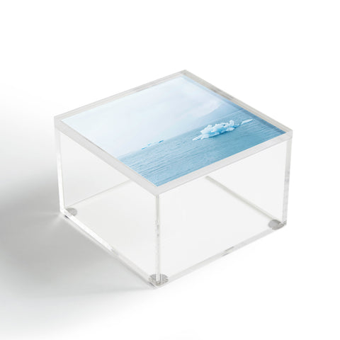 Leah Flores Alaska Glaciers Acrylic Box