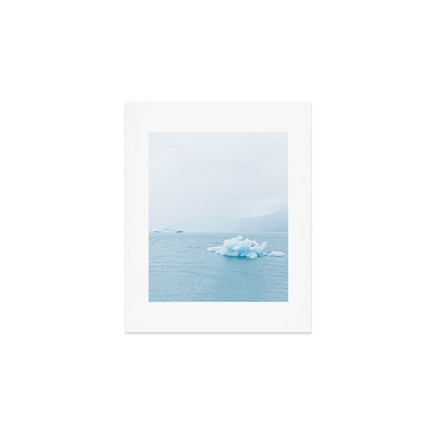 Leah Flores Alaska Glaciers Art Print