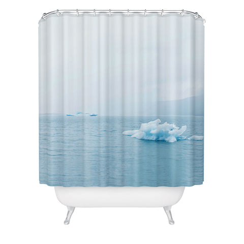 Leah Flores Alaska Glaciers Shower Curtain